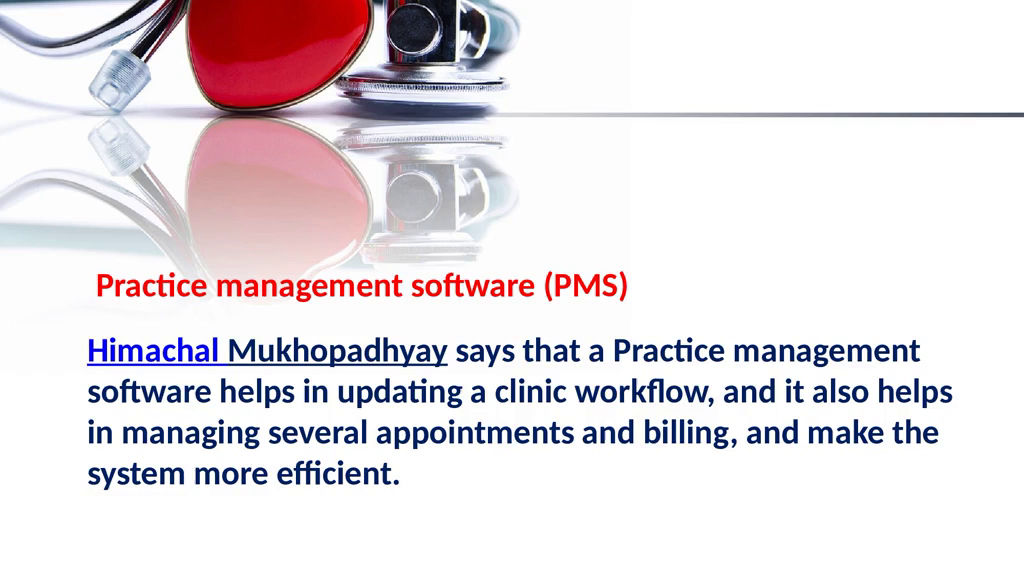 Himachal Mukhopadhyay : A Healthcare Expert